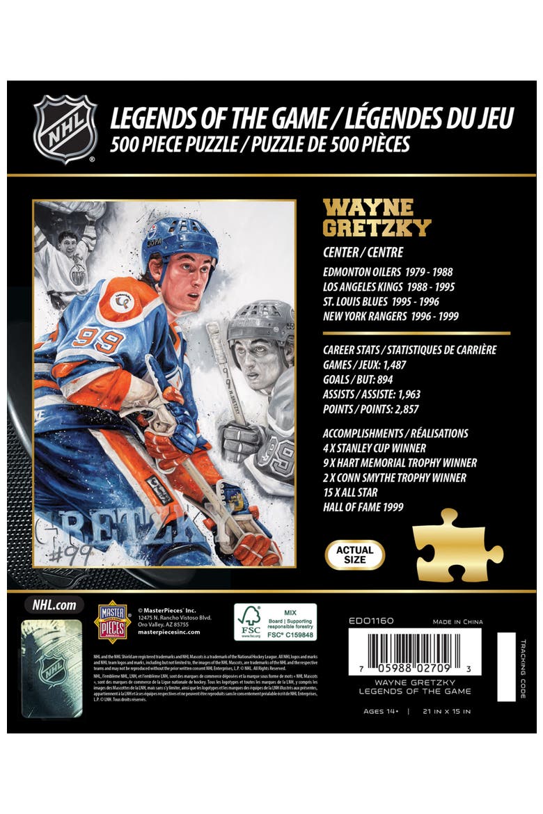 Wayne Gretzky 500 Piece Jigsaw Puzzle, Alternate, color, Multicolor