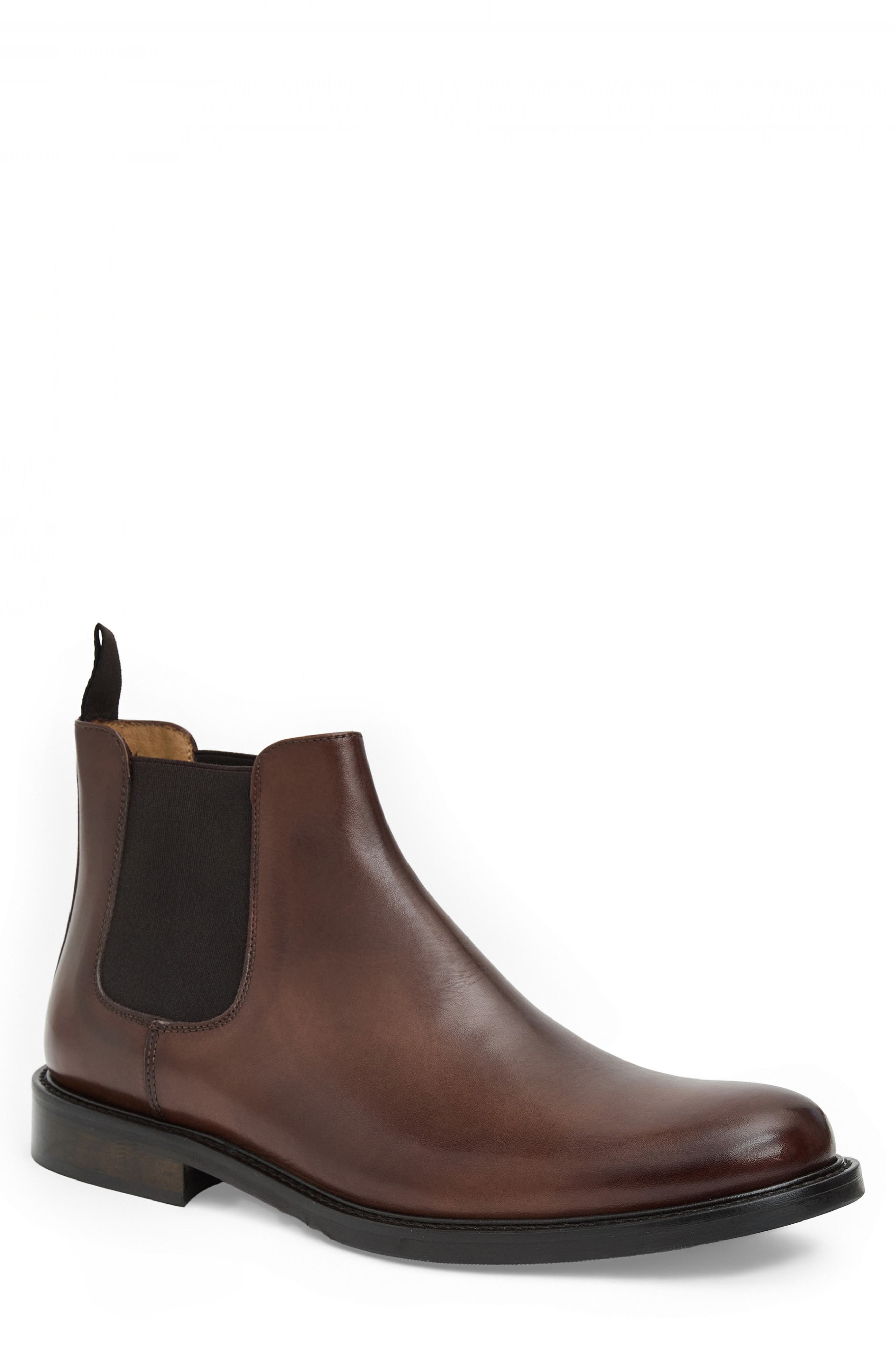 Dorato Chelsea Boot, Main, color, DARK BROWN LEATHER