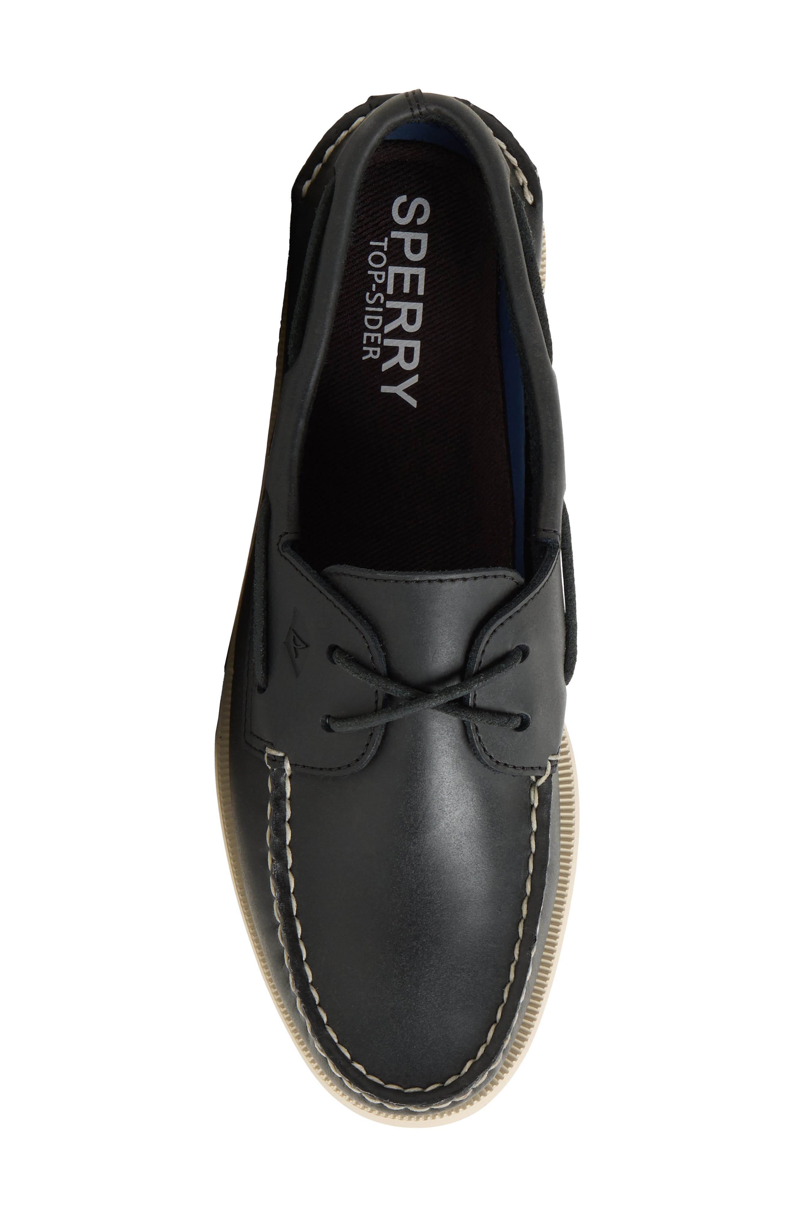 Sperry Authentic Original 2-Eye Lug Sole Boat Shoe, Alternate, color, Black
