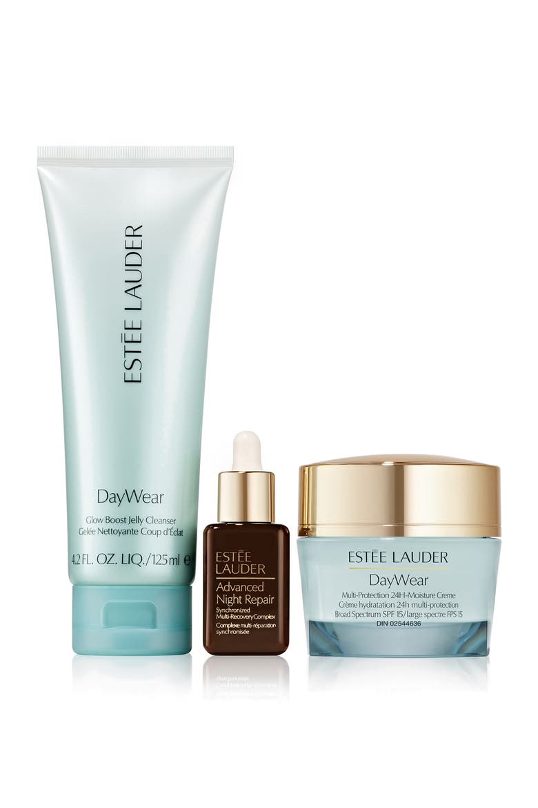 Glowing Protect & Hydrate Skin Care Set, Alternate, color, NO COLOR
