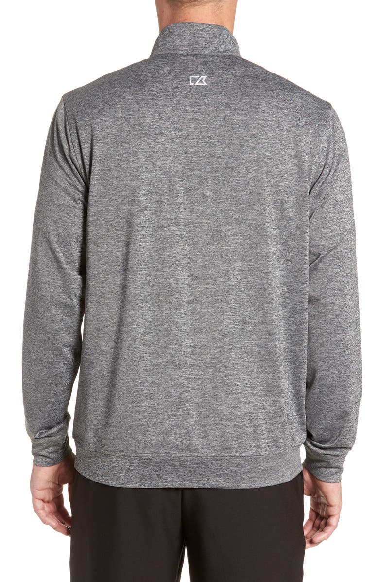 Cutter & Buck Stealth Quarter Zip Pullover, Alternate, color, Elemental Grey