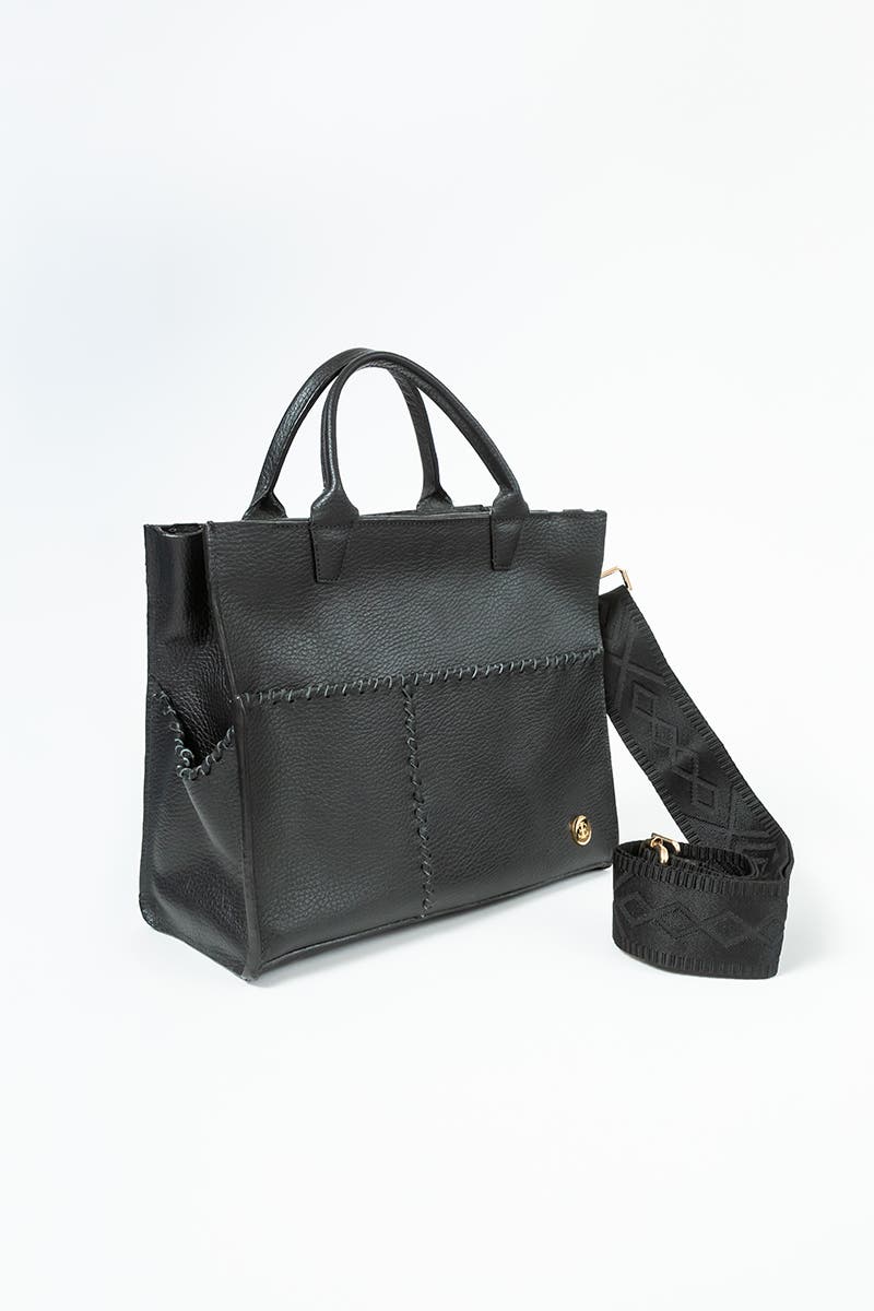 EVA INNOCENTI Sienna Mini Tote Bag, Alternate, color, Black