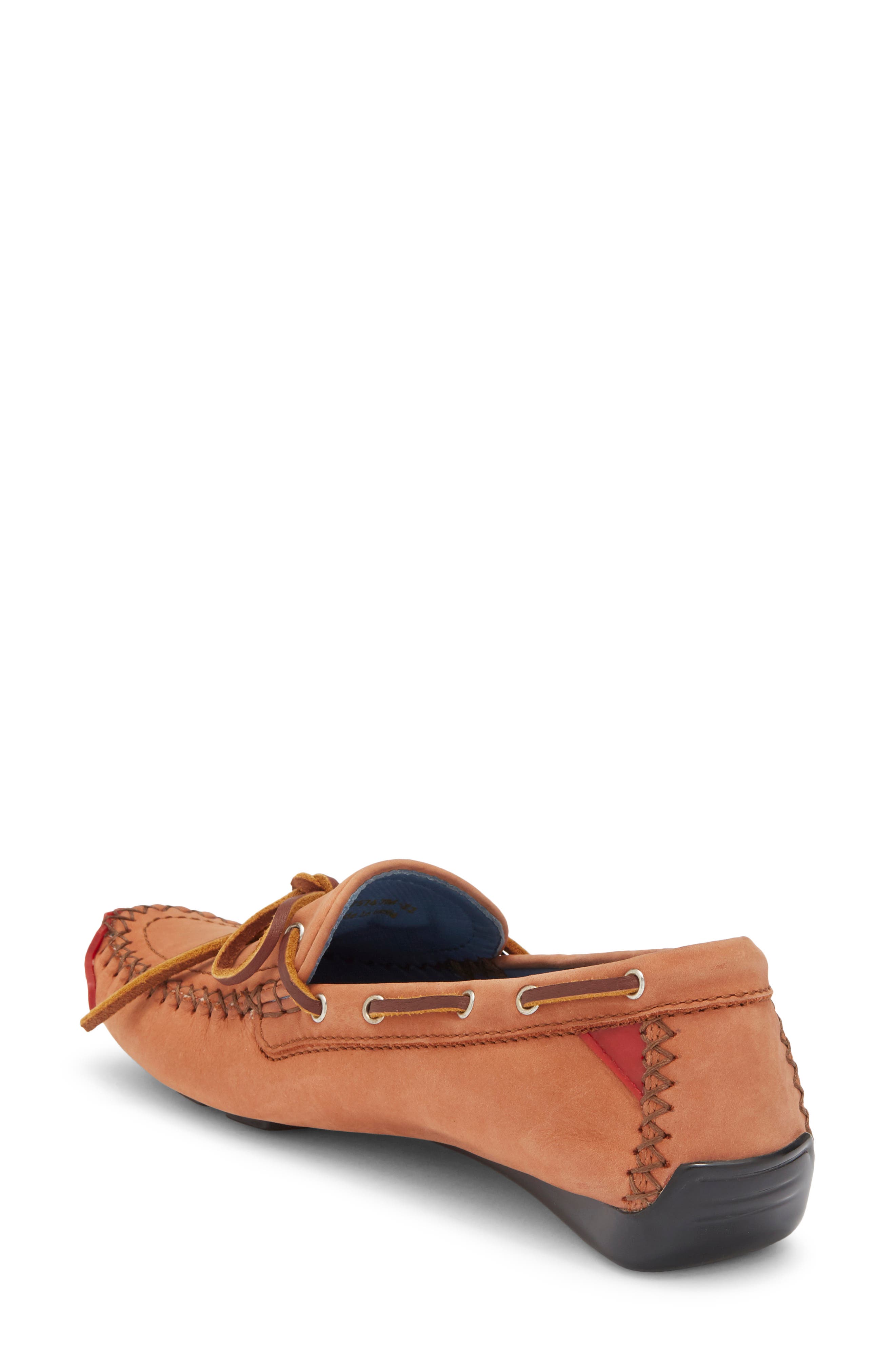 Sedona AquaSilk Loafer, Alternate, color, SADDLE TAN AQUASILK NUBUCK