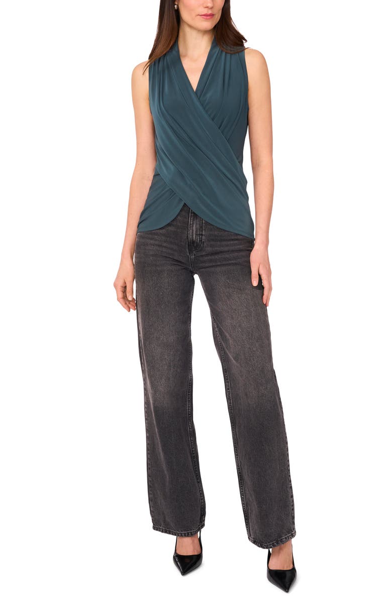 Vince Camuto Crossover Tank, Alternate, color, Forest Night