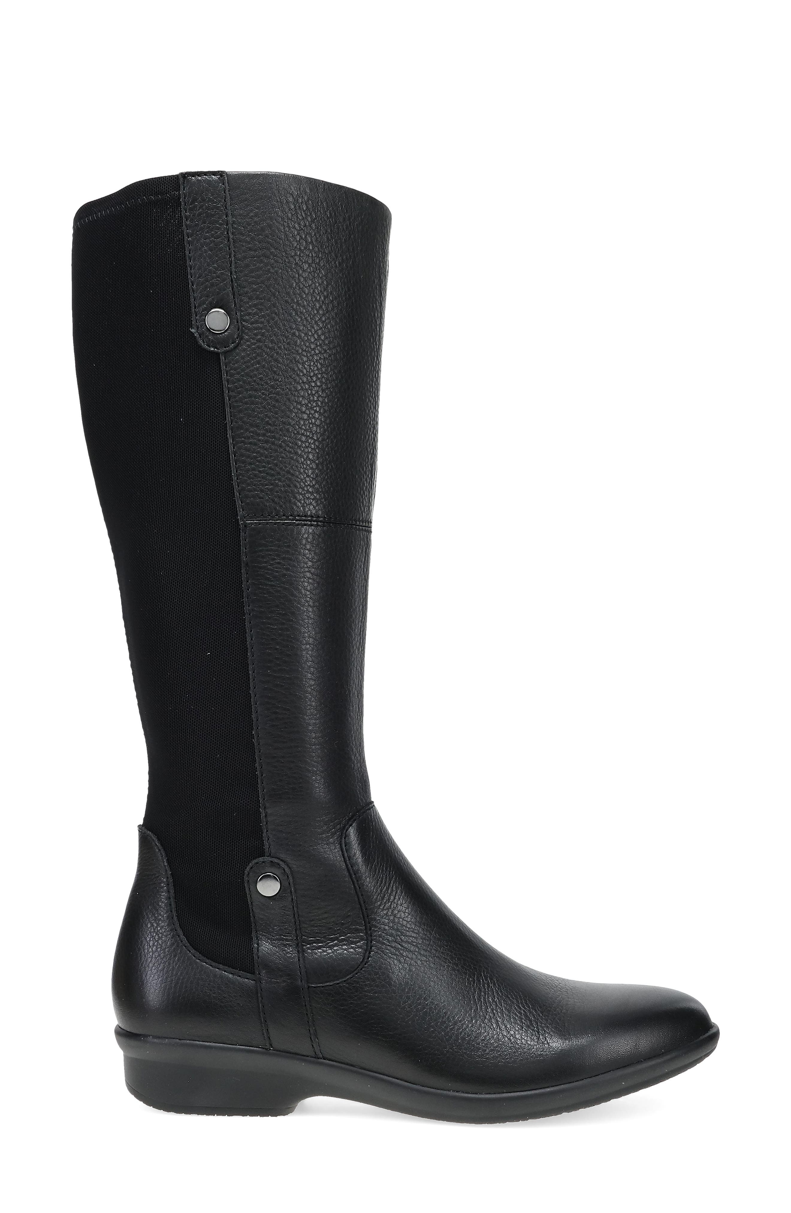 Carissa Knee High Boot, Alternate, color, BLACK
