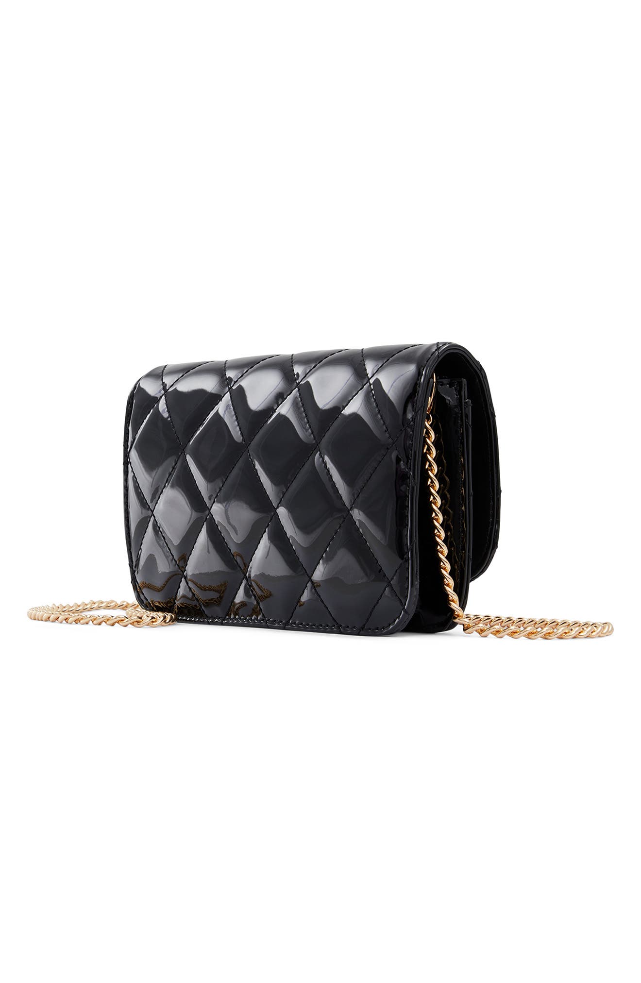 ALDO Grydith Quilted Faux Leather Crossbody Bag, Alternate, color, 