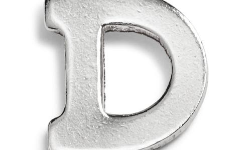 Nashelle Initial Charm In Sterling Silver - D