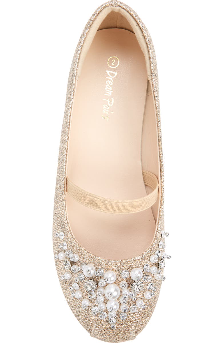 DREAM PAIRS Kids' Glitter Mary Jane, Alternate, color, Gold