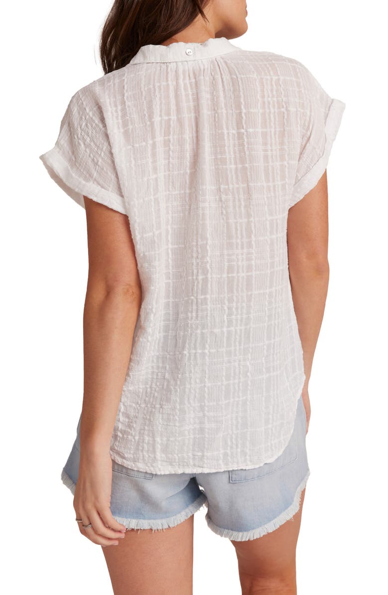 Bella Dahl Cap Sleeve Button-Up Top, Alternate, color, 