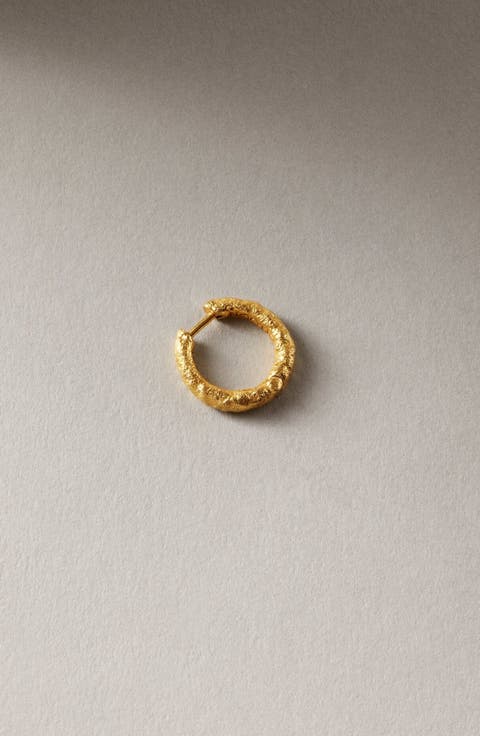 Mid Hoop Gold