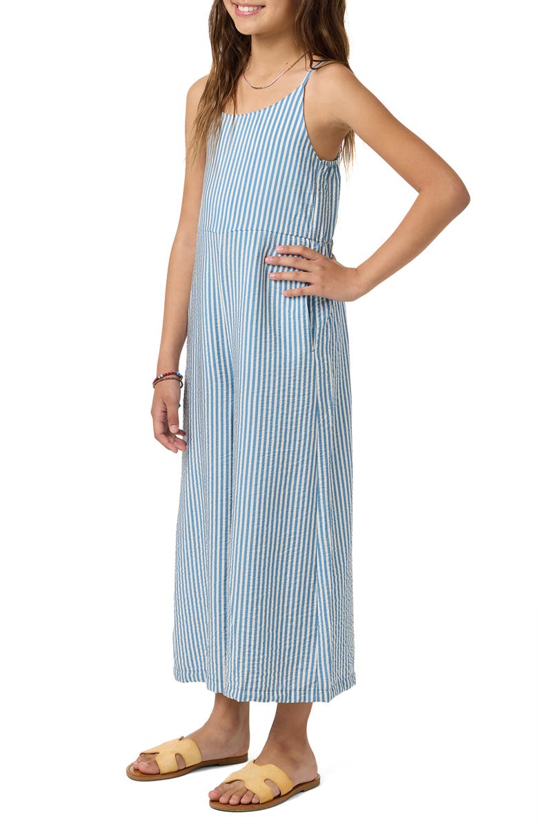 O'Neill Kids' Miko Stripe Jumpsuit, Alternate, color, Tofu