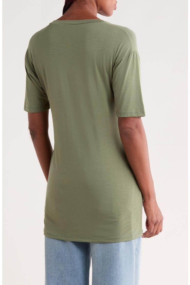 V-Neck Pocket T-Shirt, Alternate, color, MOSS