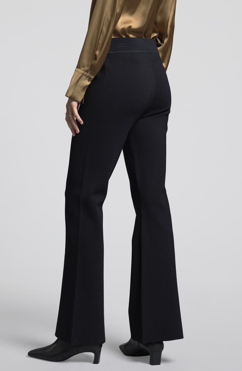 WEEKEND LOS ANGELES Sasha Stripe Flare Pants, Alternate, color, Black