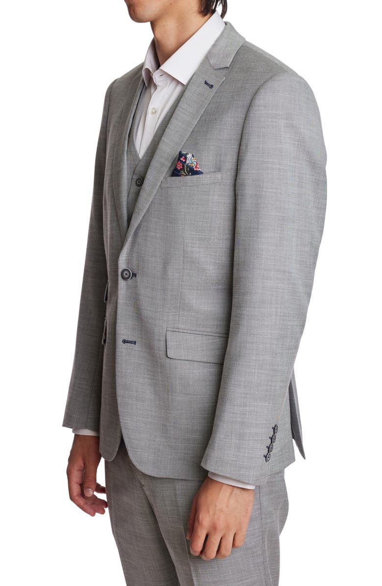 PAISLEY & GRAY Dover Modern Fit Sport Coat, Alternate, color, Light Grey Shark