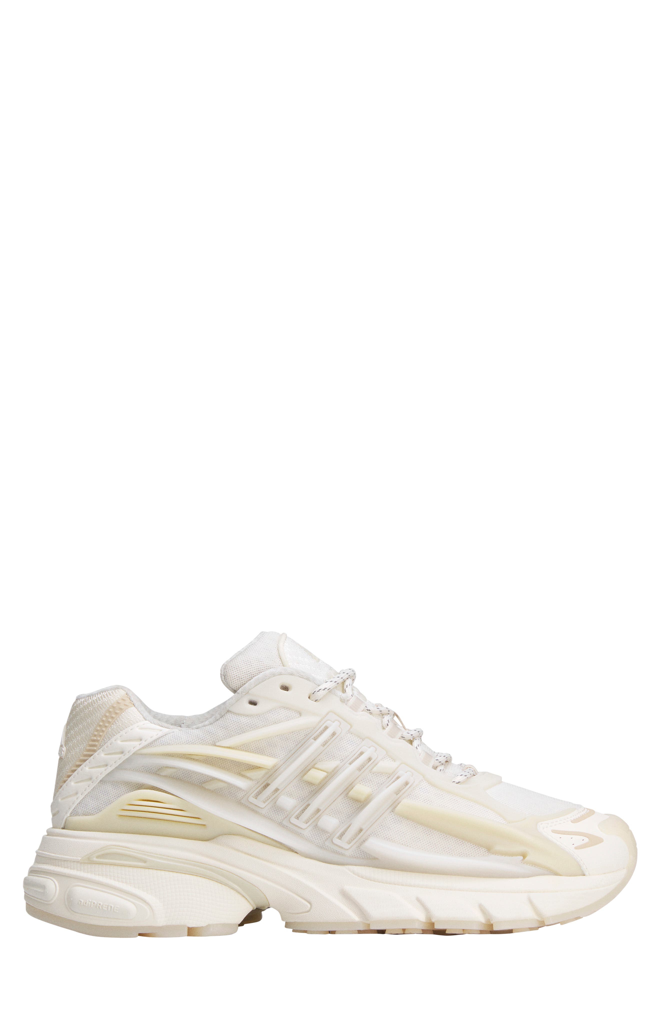 x Pharrell Williams Gender Inclusive Virginia Adistar Jellyfish Running Shoe, Alternate, color, WHITE/ OFF WHITE/ CLEAR BROWN