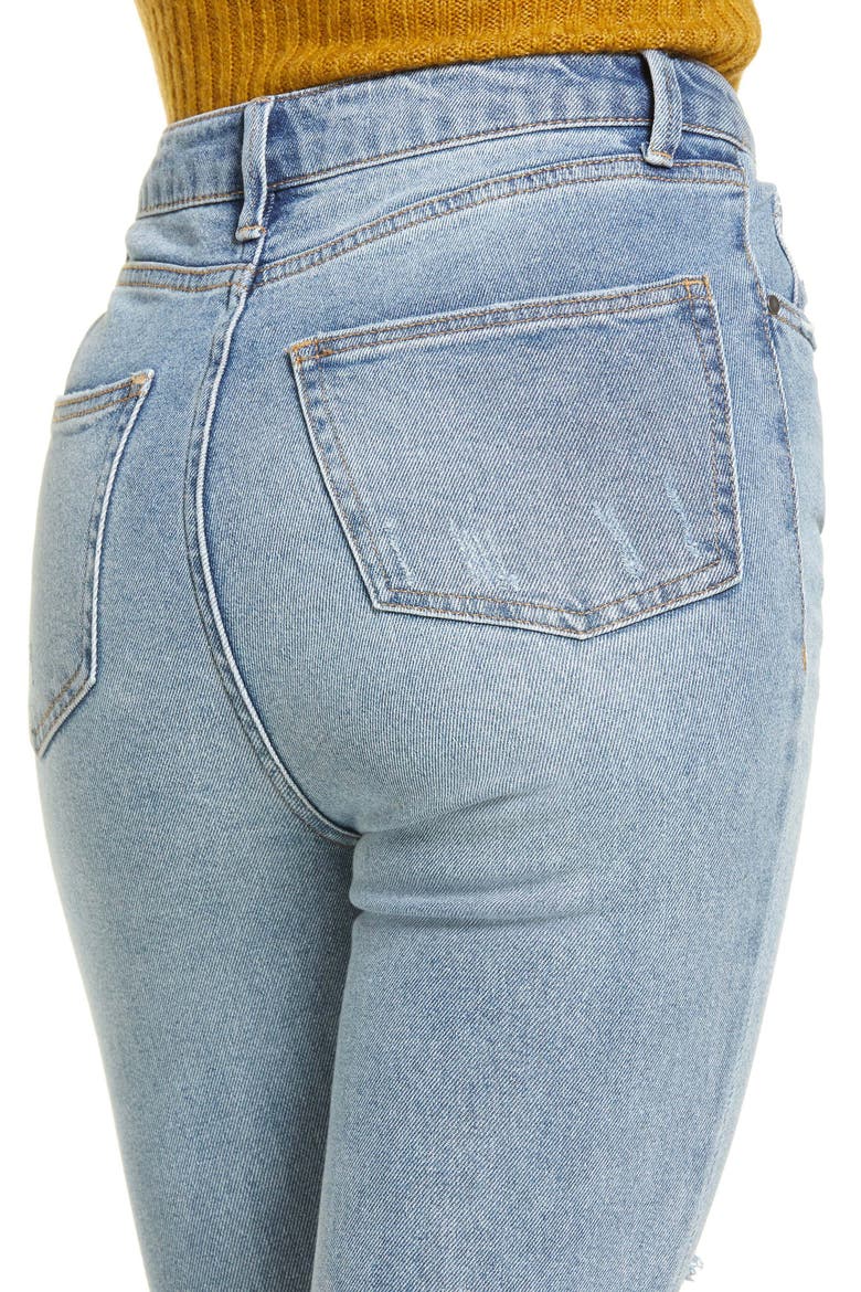 Kayne Distressed Flare Jeans, Alternate, color, LIGHT SUNLAND WASH