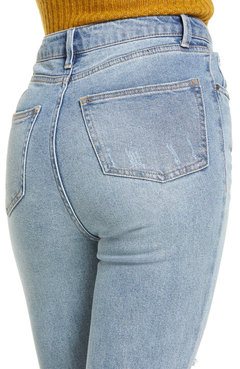 AFRM Kayne Distressed Flare Jeans, Alternate, color, 