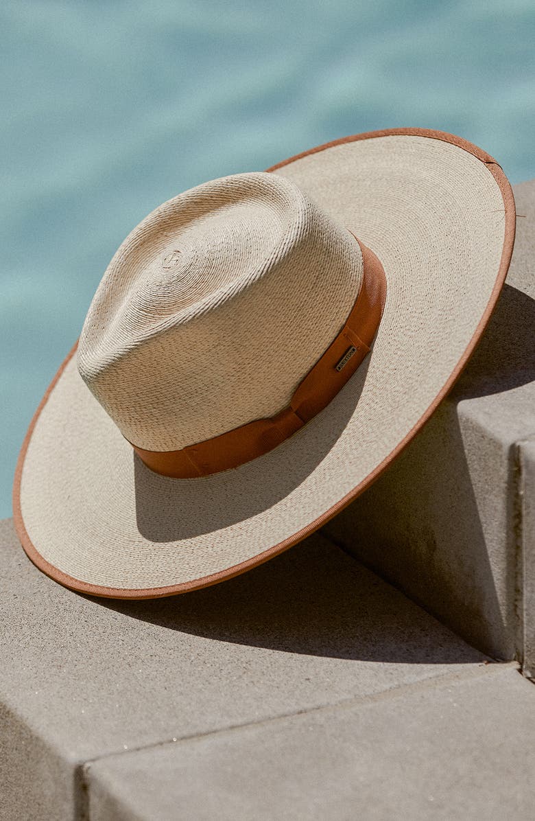 Brixton Jo Straw Rancher Hat, Alternate, color, Natural