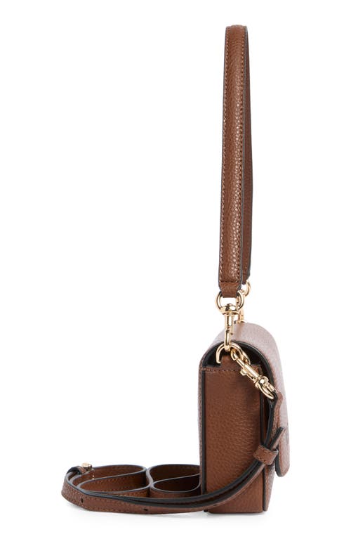 Marc Jacobs The Mini Leather Crossbody Bag In Brown