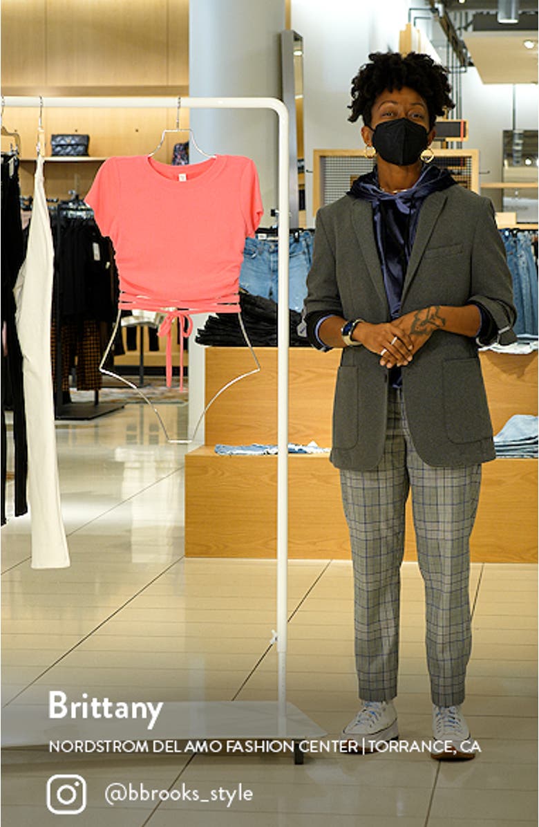 Manifest Rib Wrap Crop Top, sales video thumbnail