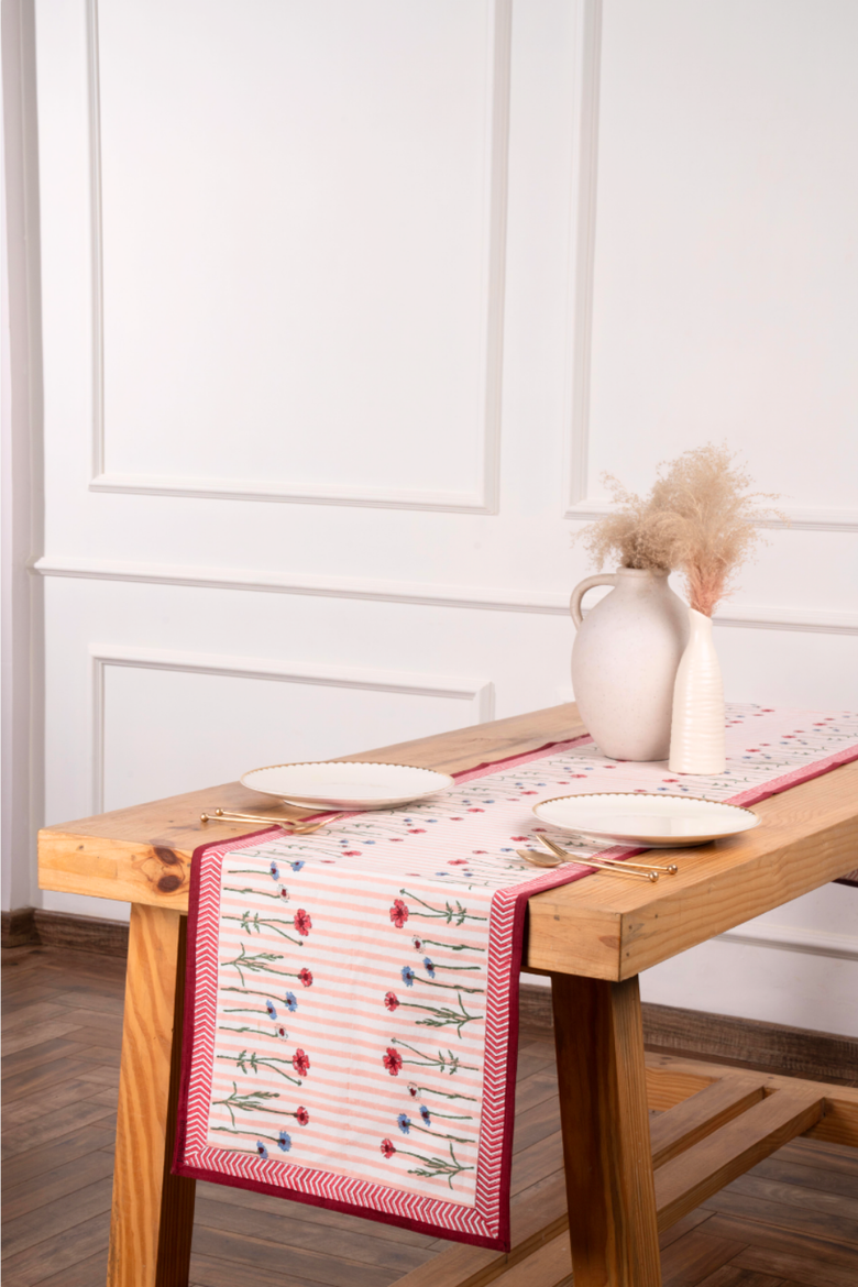 Wildflower Tablerunner, Main, color, Multicolor