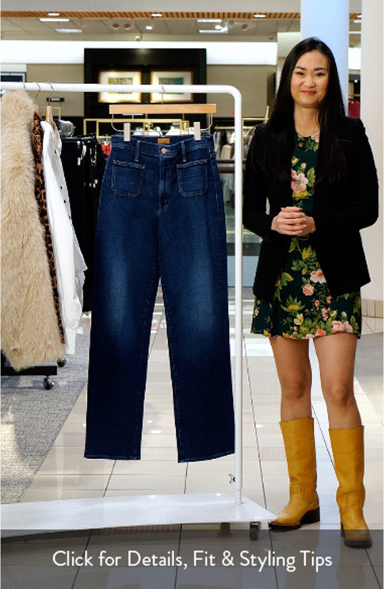 The Rambler Zip Sneak Patch Pocket Straight Leg Jeans, sales video thumbnail