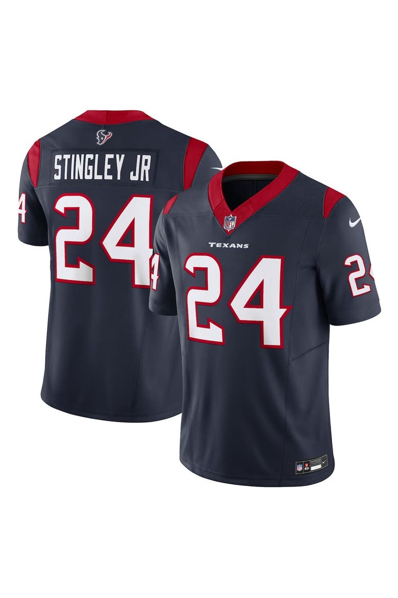 Men's Nike Derek Stingley Jr. Navy Houston Texans Vapor F.U.S.E. Limited Jersey, Main, color, Navy