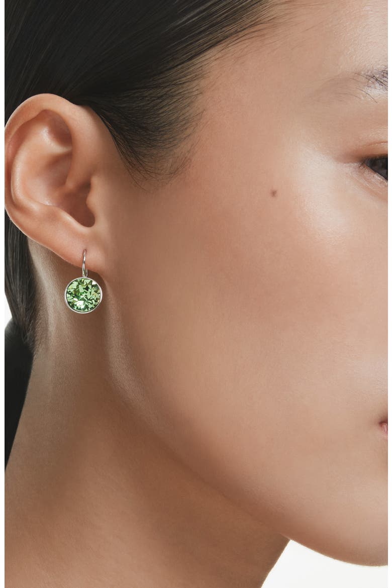 Bella Drop Earrings, Alternate, color, GREEN
