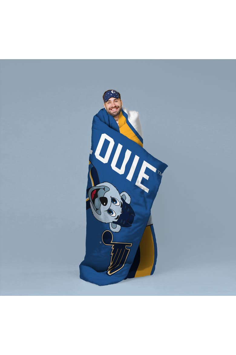 St. Louis Blues Louie Mascot 60" x 80" Raschel Throw Blanket, Alternate, color, None