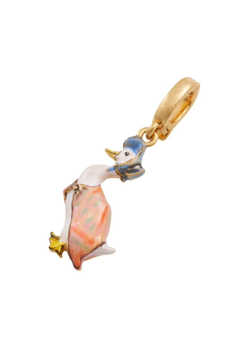 Fable England x Peter Rabbit Jemima Charm, Alternate, color, Gold