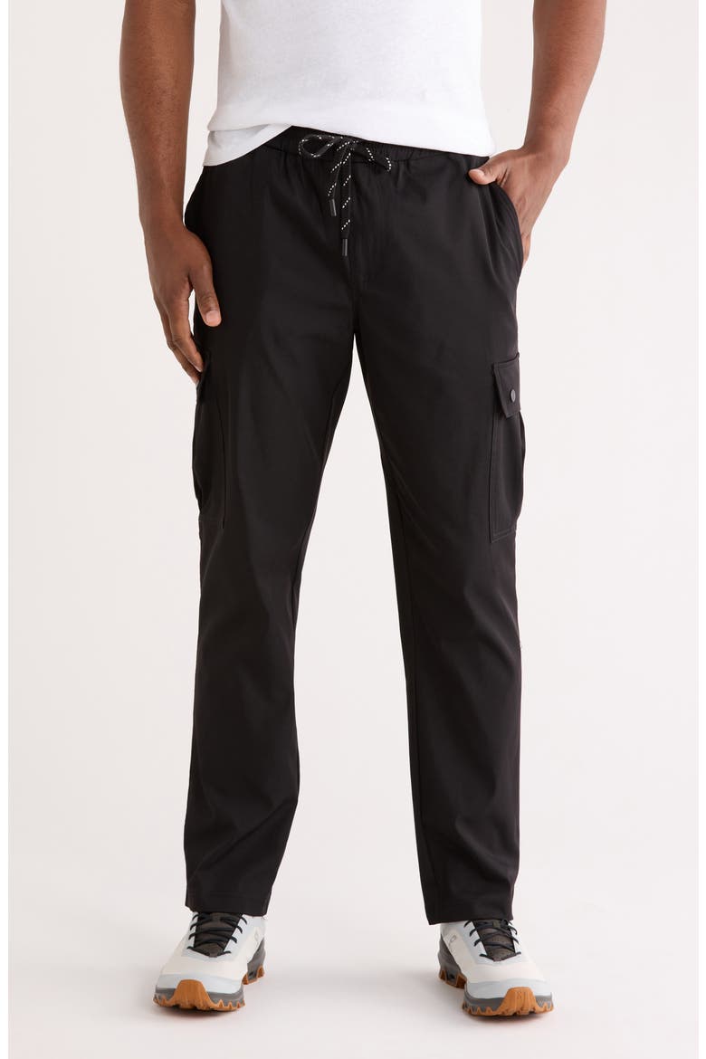 Mountain Range Cargo Pants, Main, color, BLACK