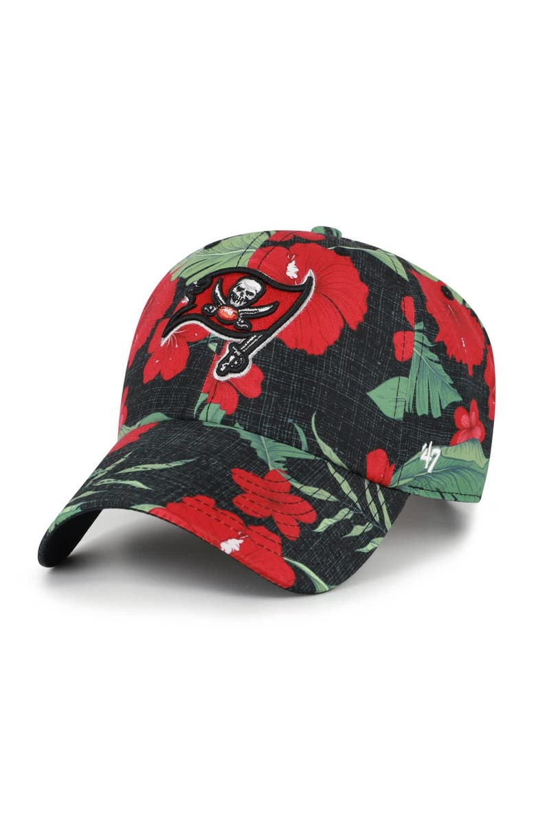 '47 Men's '47 Black Tampa Bay Buccaneers Beach Side Clean Up Adjustable Hat, Main, color, Black