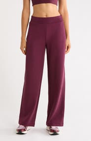 Zella Cozy Luxe High Waist Straight Leg Pants