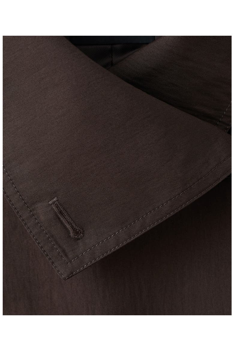 Crop Trench Jacket, Alternate, color, CHOCOLATE