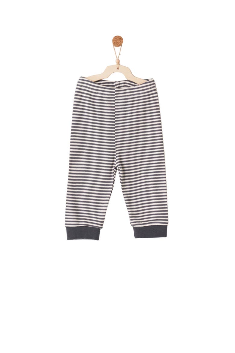 Stripe PJ Set, Alternate, color, Grey