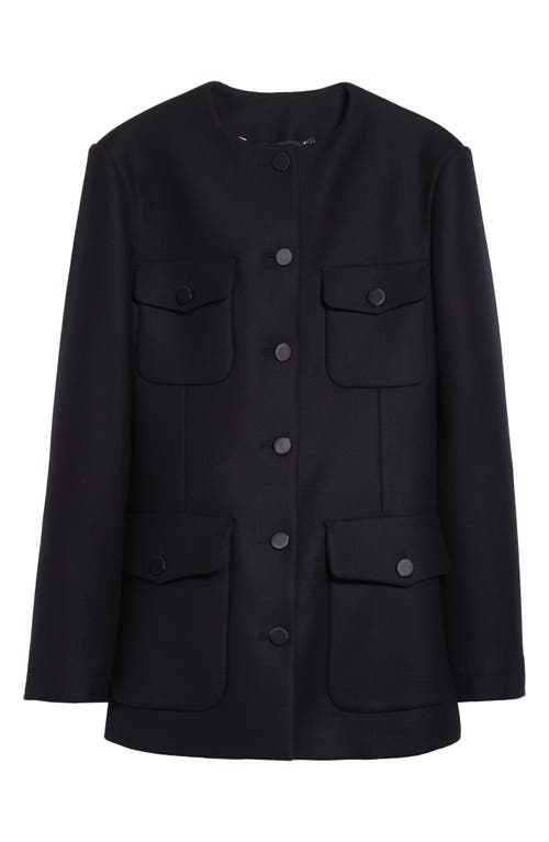 Altuzarra Perry Wool Blend Blazer In Blue
