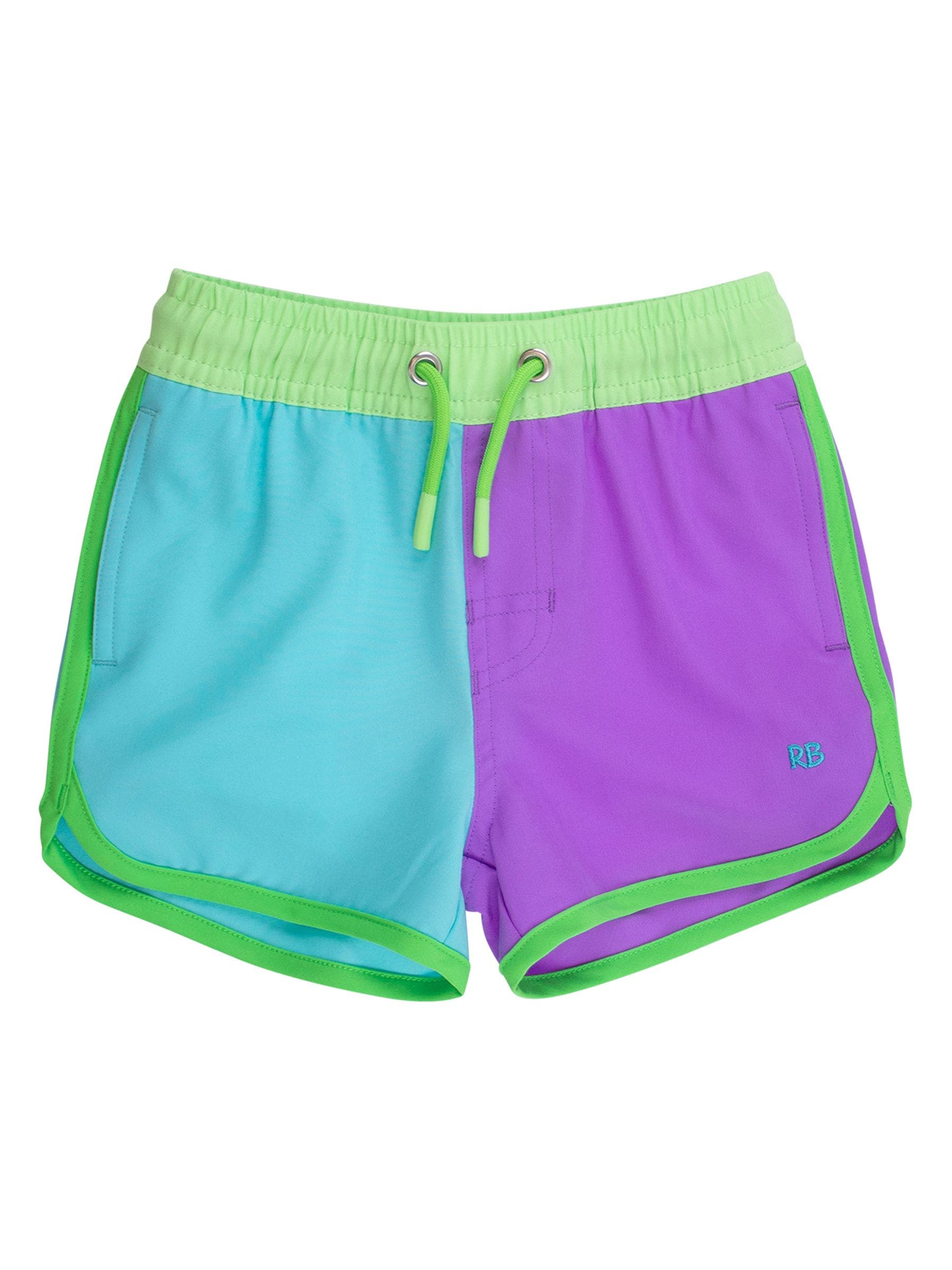 Neon Bright Aqua Color Block