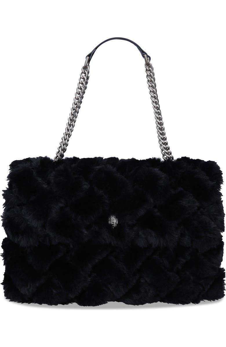 Kurt Geiger London Kensington Soft XXL Faux Fur Convertible Shoulder Bag, Main, color,