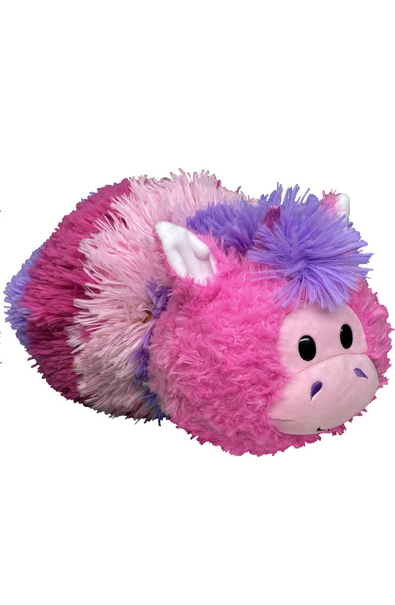 FlipaZoo Magic Tails Pink Unicorn To White Cat 2 In 1 Animal Plush, Alternate, color, Multicolored