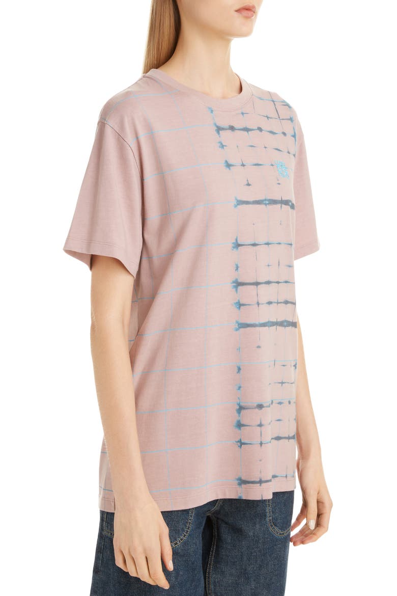 Tie Dye Logo Tee, Alternate, color, PINK/ BLUE