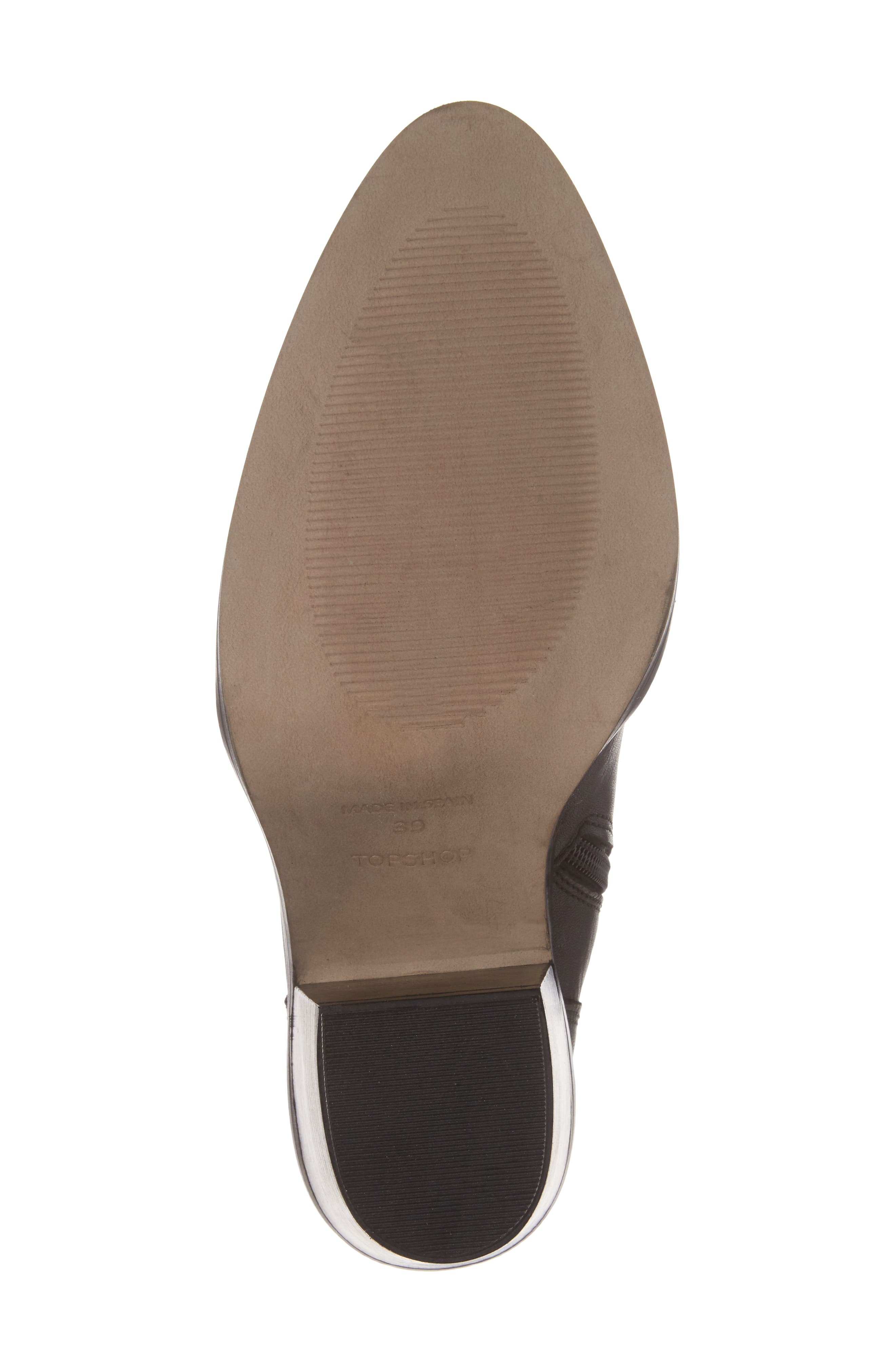 Topshop May Sock Bootie, Alternate, color, 