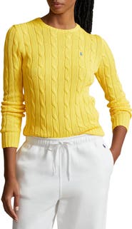 Polo Ralph Lauren Julianna Cotton Cable Sweater