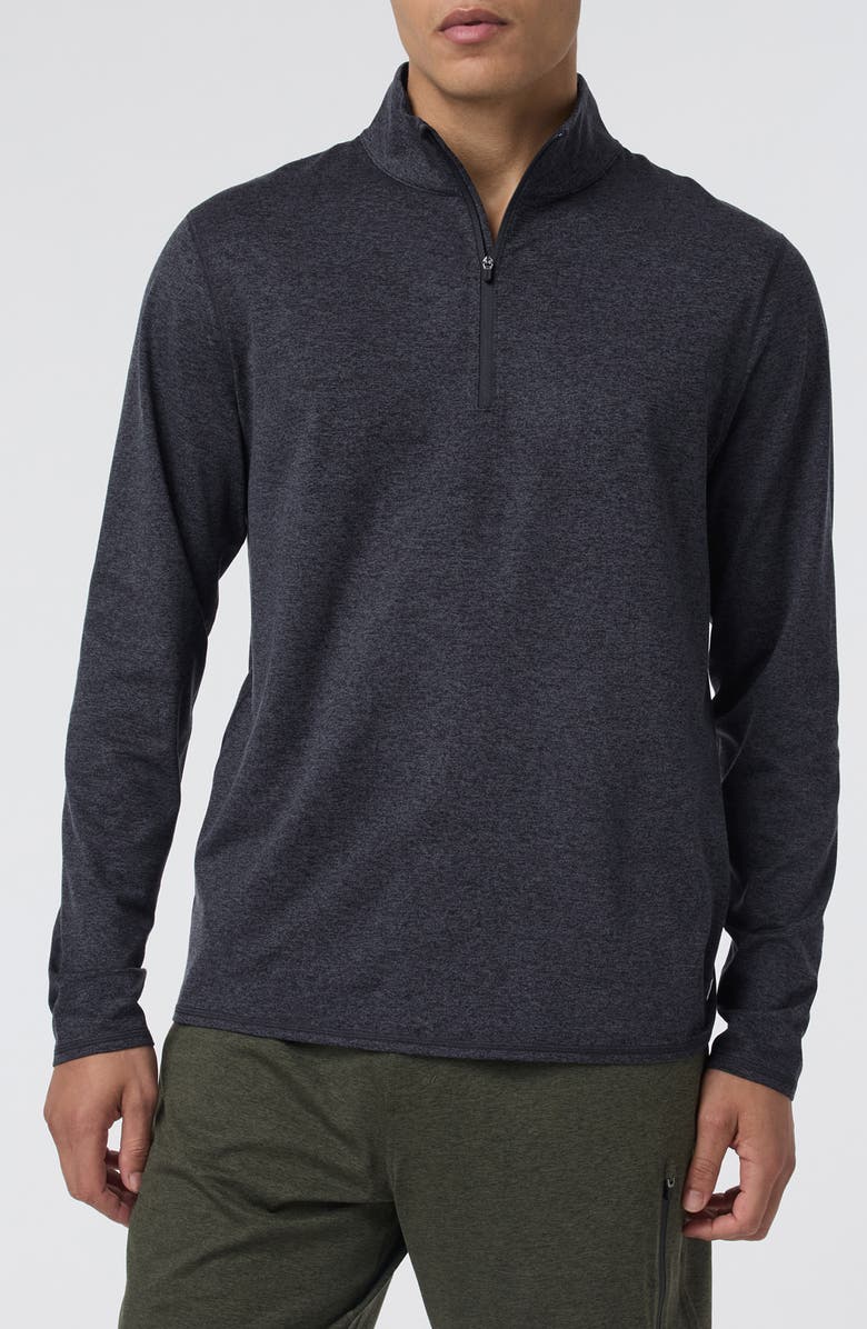 Vuori Ponto Performance Half-Zip, Main, color, Charcoal Heather