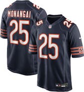 Nike Men's Nike Kyle Monangai Navy Chicago Bears Team Game Jersey
