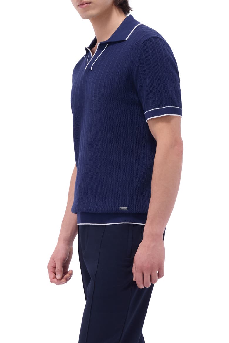 Johnny Collar Rib Polo, Alternate, color, NAVY