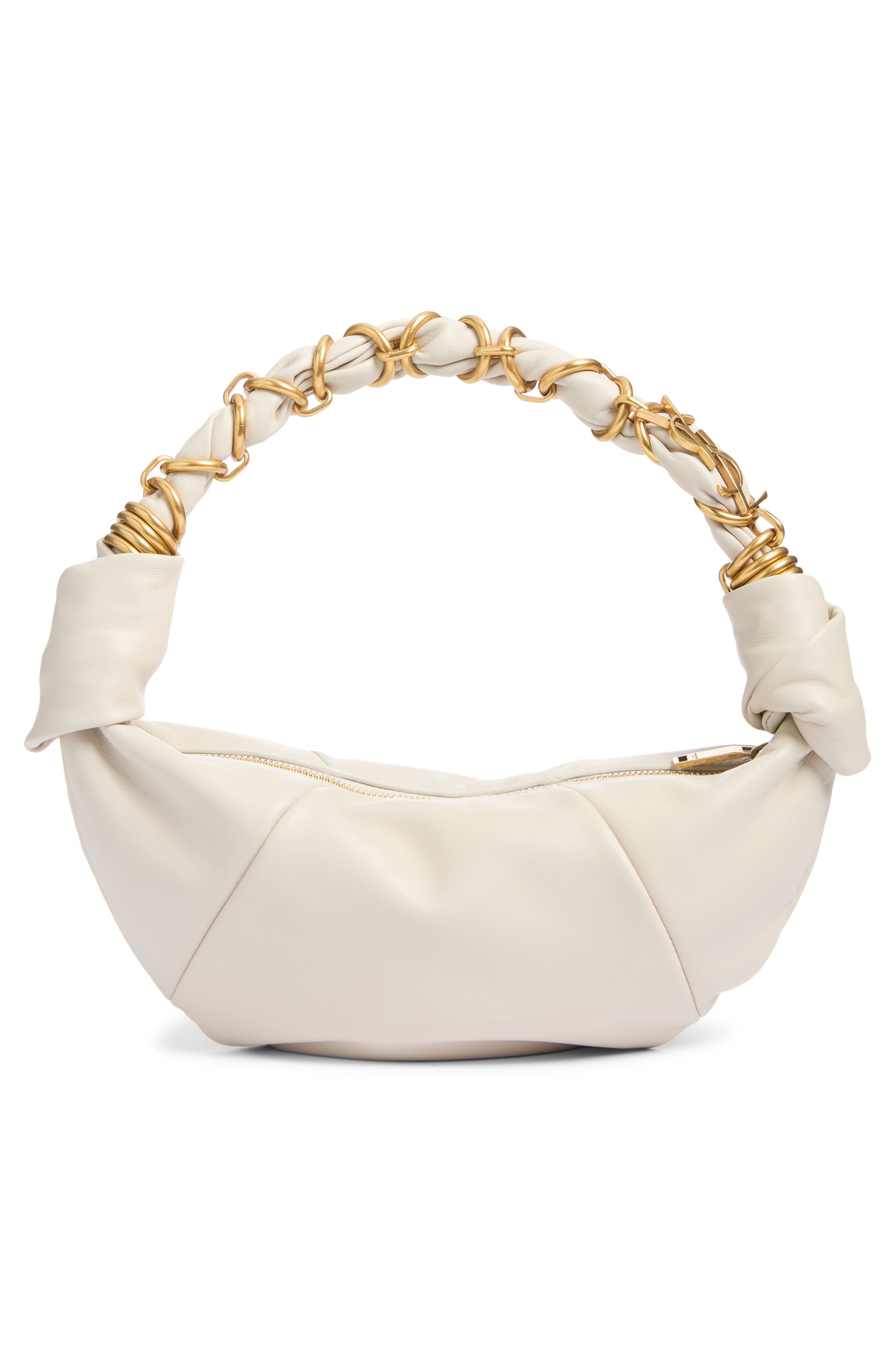 Mini Amalia Hobo Bag, Main, color, BLANC VINTAGE