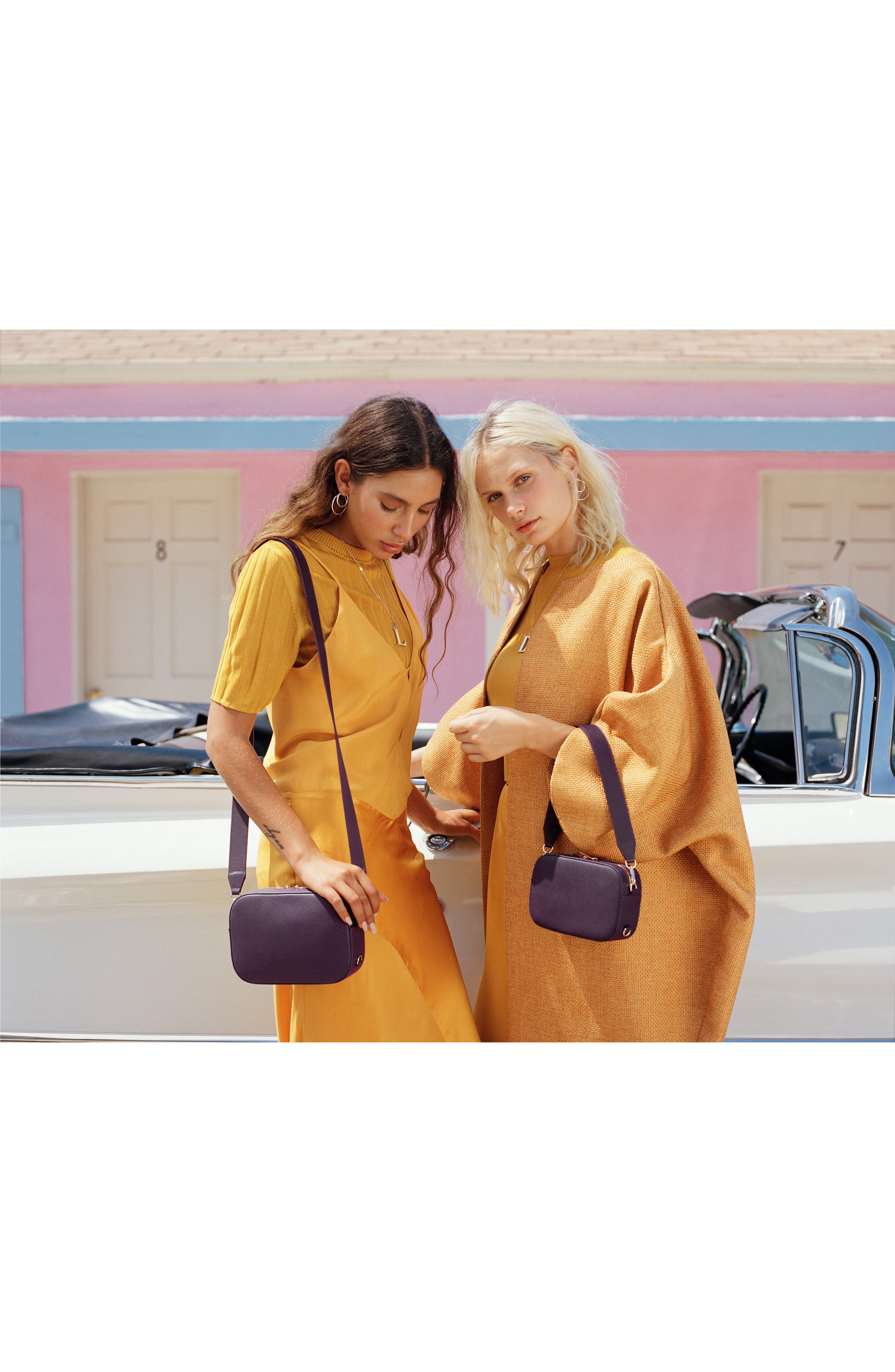 Pop & Suki Bigger Leather Camera Bag, Alternate, color, 