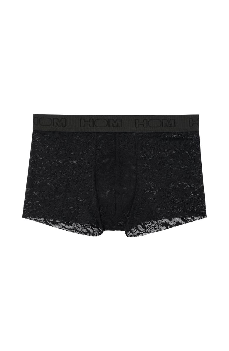 HOM Free Cut Lace Trunk, Main, color, Black