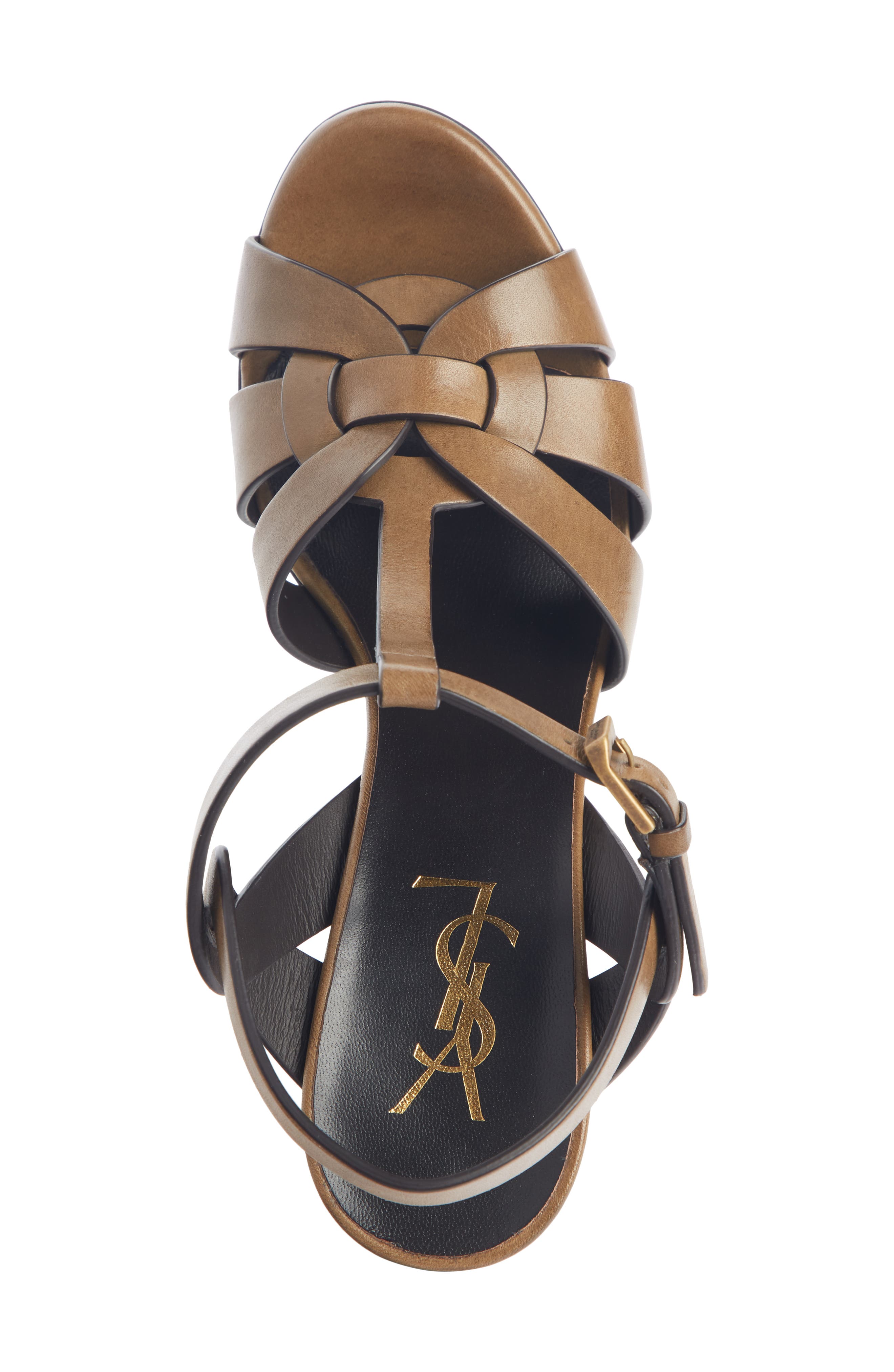 Saint Laurent Tribute Platform Sandal, Alternate, color, 