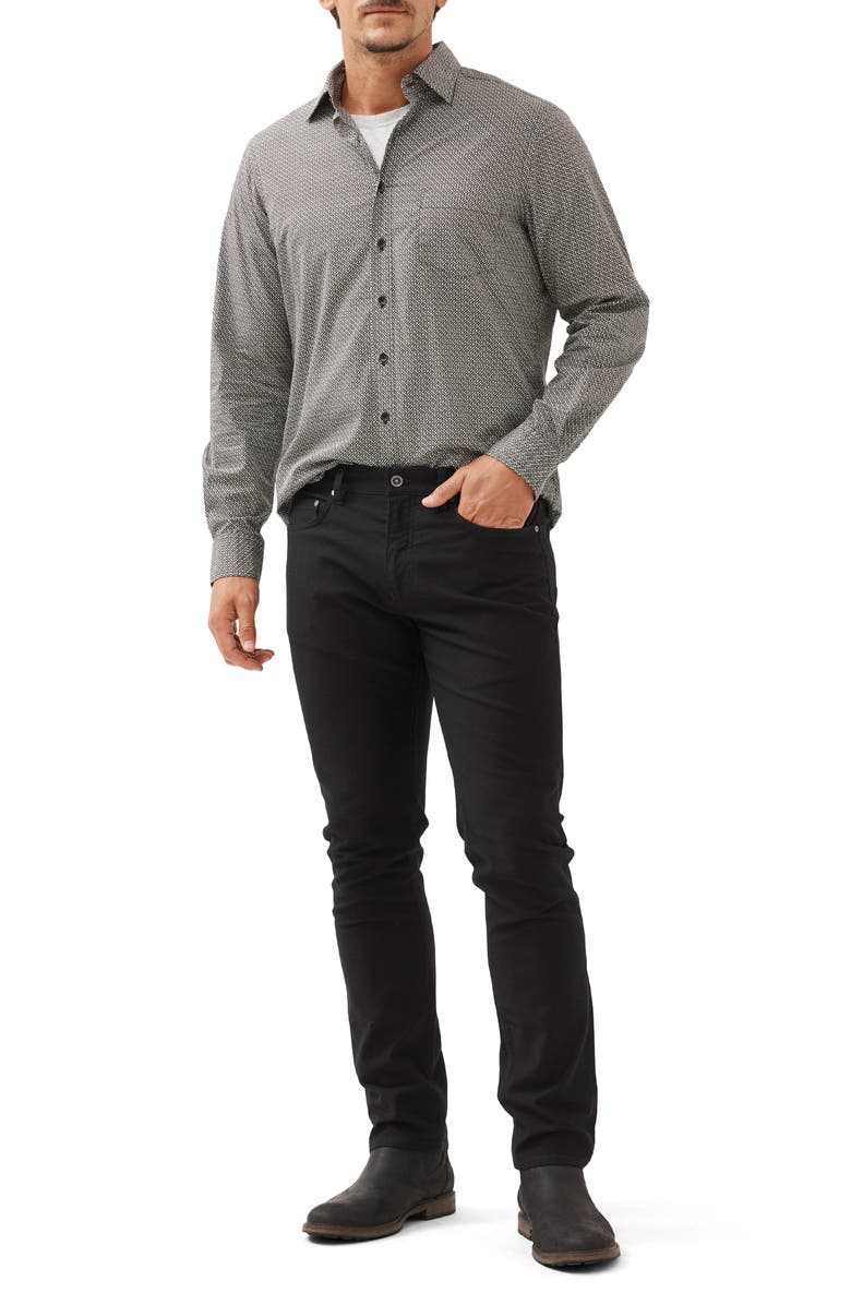 Rodd & Gunn Hatton Original Fit Geo Pattern Button-Up Shirt, Alternate, color, 